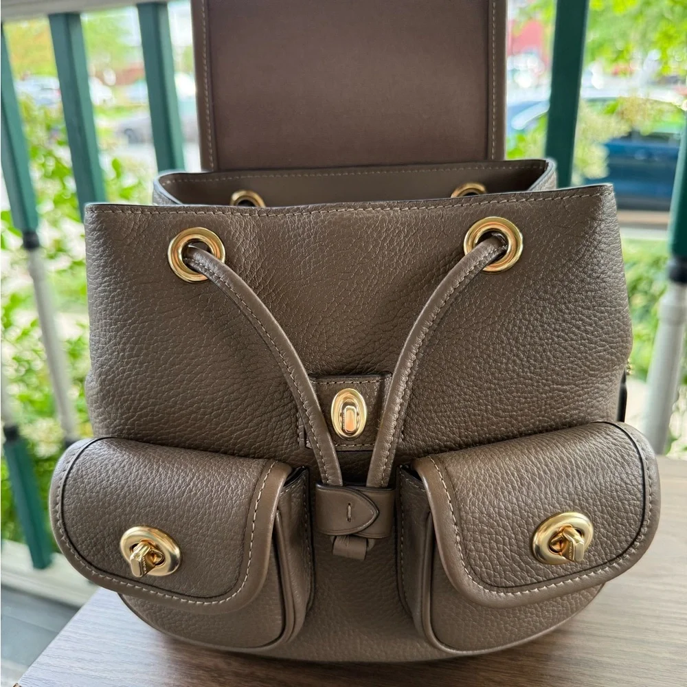 Coach compact backpack